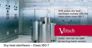 Dry heat sterilizers VHSF, ISO 7