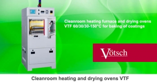 Cleanroom heating and drying oven VTF 60-30-30-150