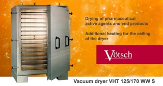 Vacuum dryer oven VHT 125-170 WW S