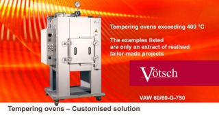 Tempering ovens customised solution VAW