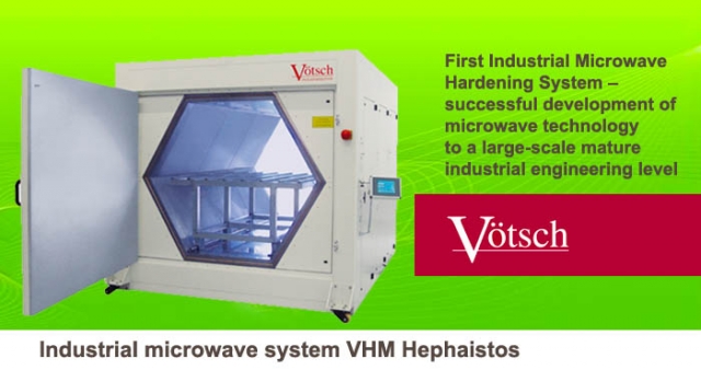 Industrial microwave system VHM Hephaistos, Votsch