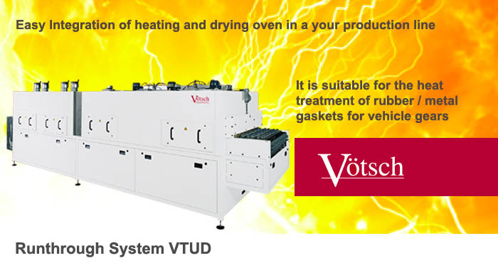 Runthrough system VTUD, heating, drying ovens