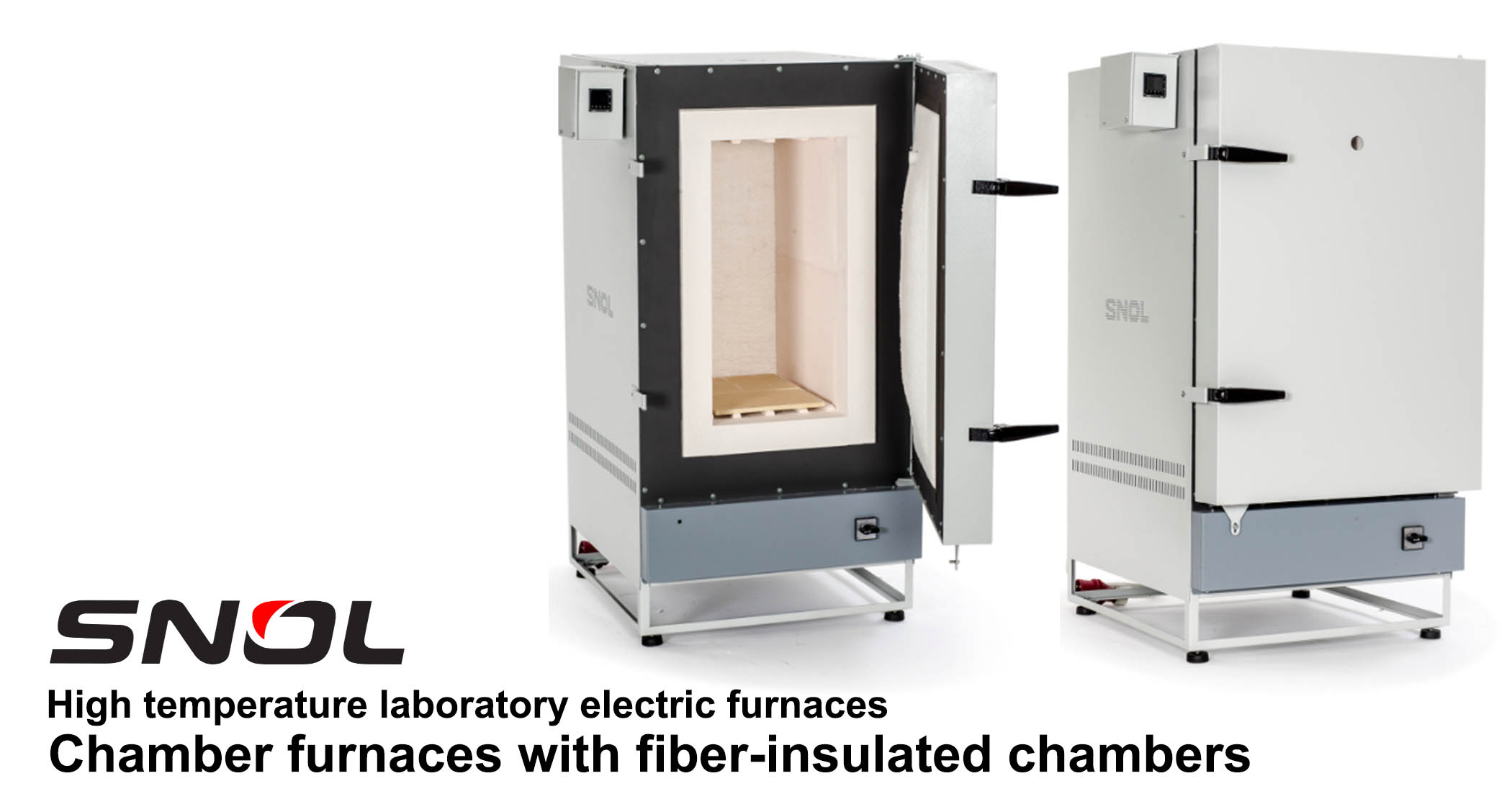 Chamber furnaces with fiber-insulated chambers