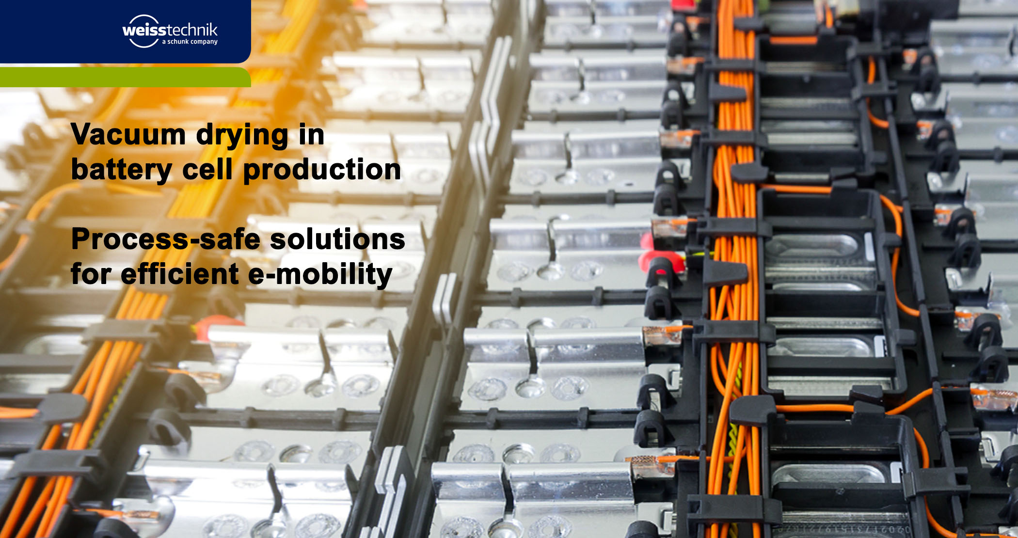 Vacuum drying in battery cell production