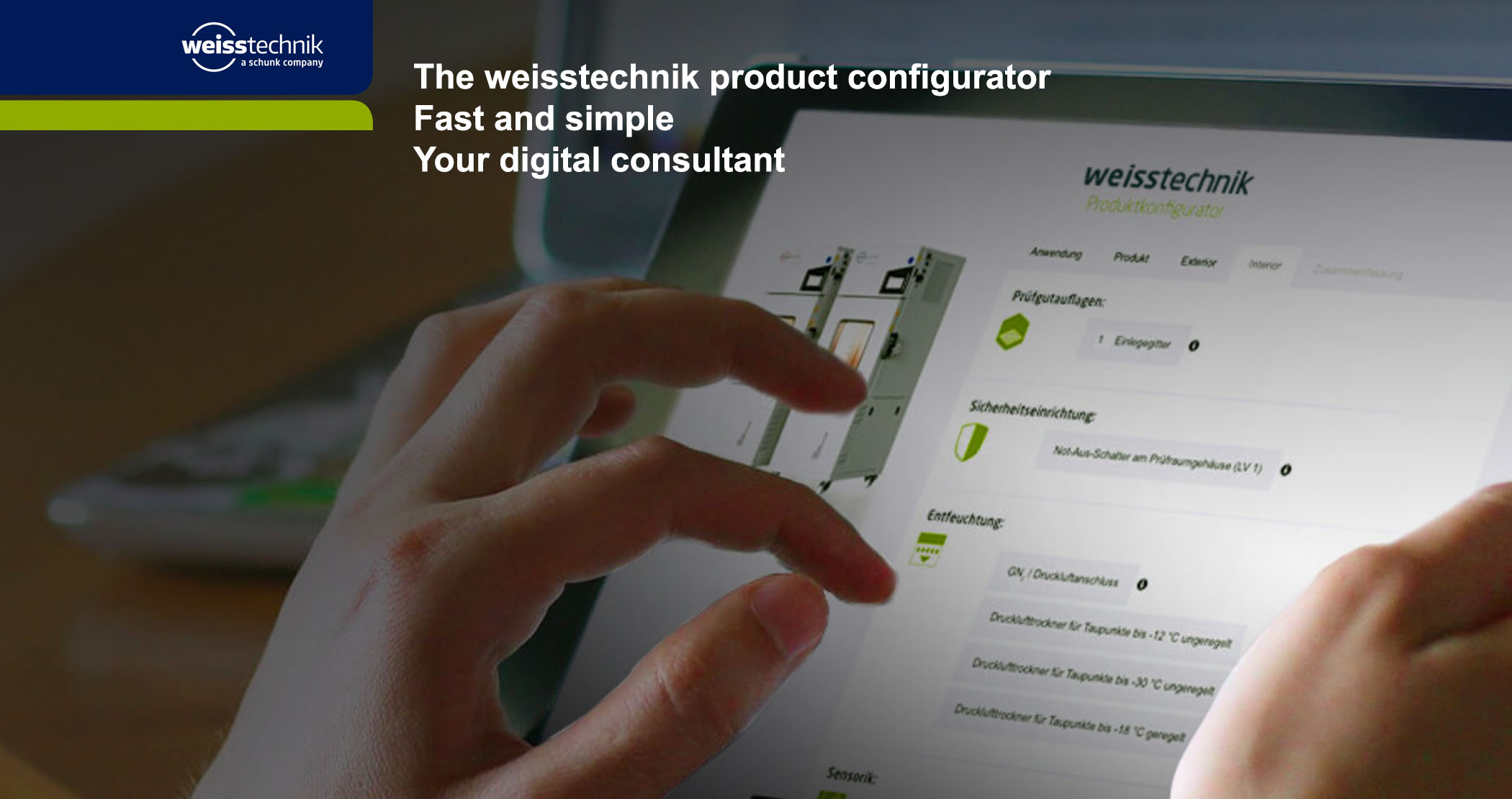 Product Configurator, WeissTechnik