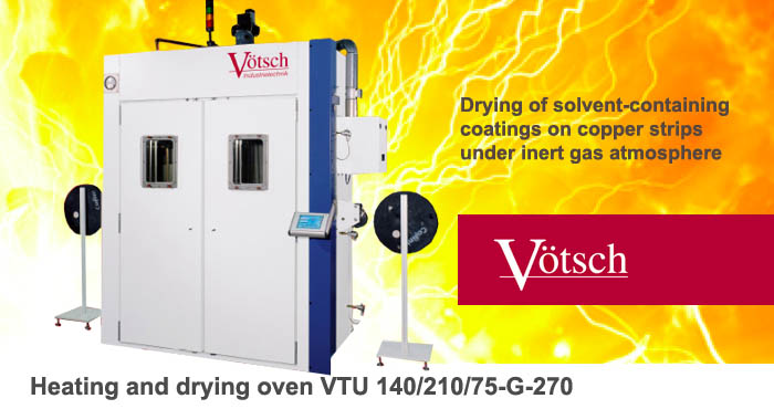 Heating drying oven VTU controlled atmosphere