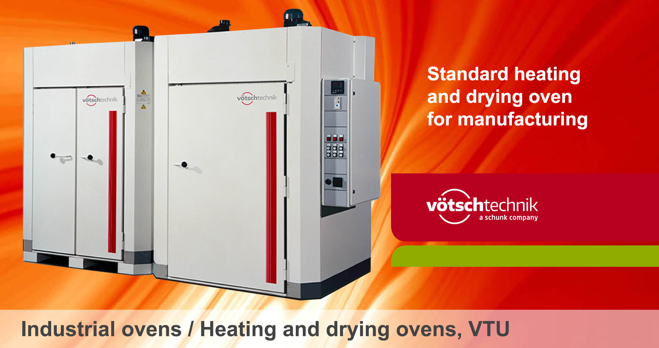 Industrial, heating and drying ovens, VTU